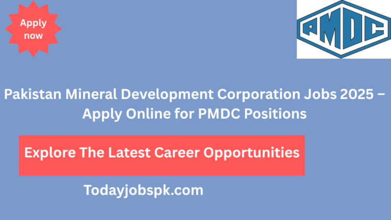 Pakistan Mineral Development Corporation Jobs 2025 – Apply Online for PMDC Positions