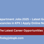 Finance Department Jobs 2025 – Latest Government Vacancies in KPK | Apply Online Now