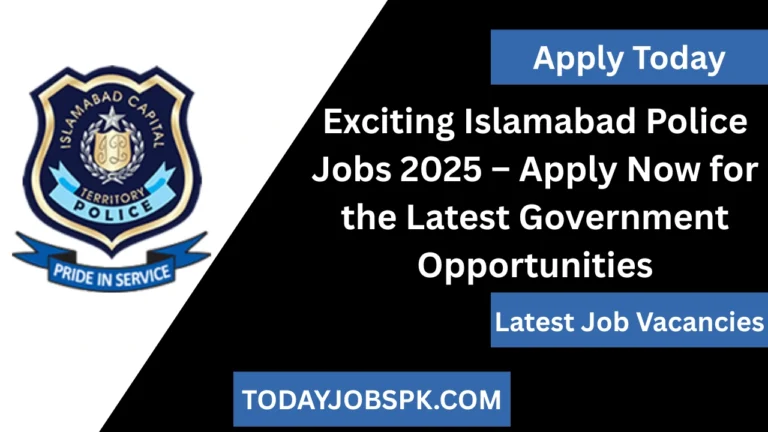 Exciting Islamabad Police Jobs 2025 – Apply Now for the Latest Government Opportunities