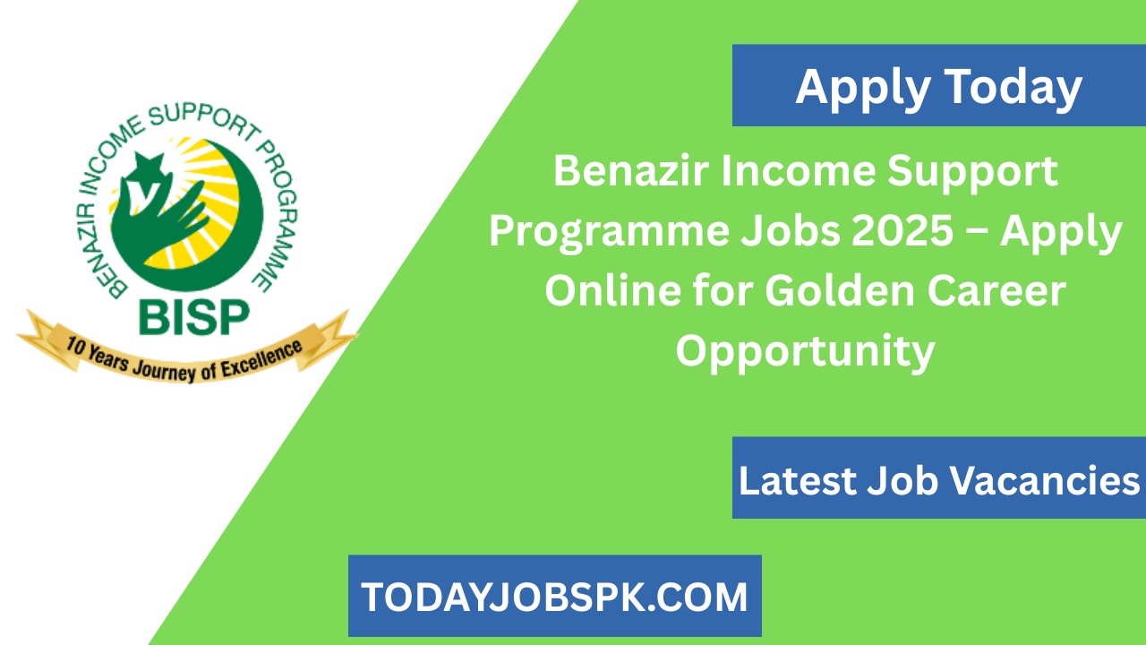 Benazir Income Support Programme Jobs 2025 – Apply Online for Golden Career Opportunity